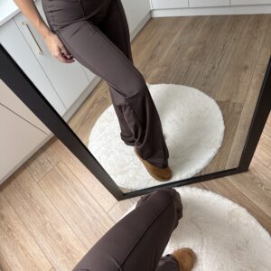 Legginsy brązowe