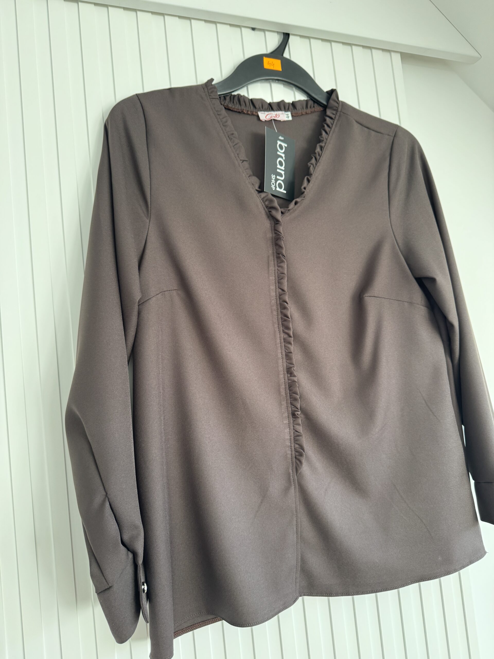 Bluzka Elegancka Brązowa Bluzka Elegancka Brązowa - obrazek 6