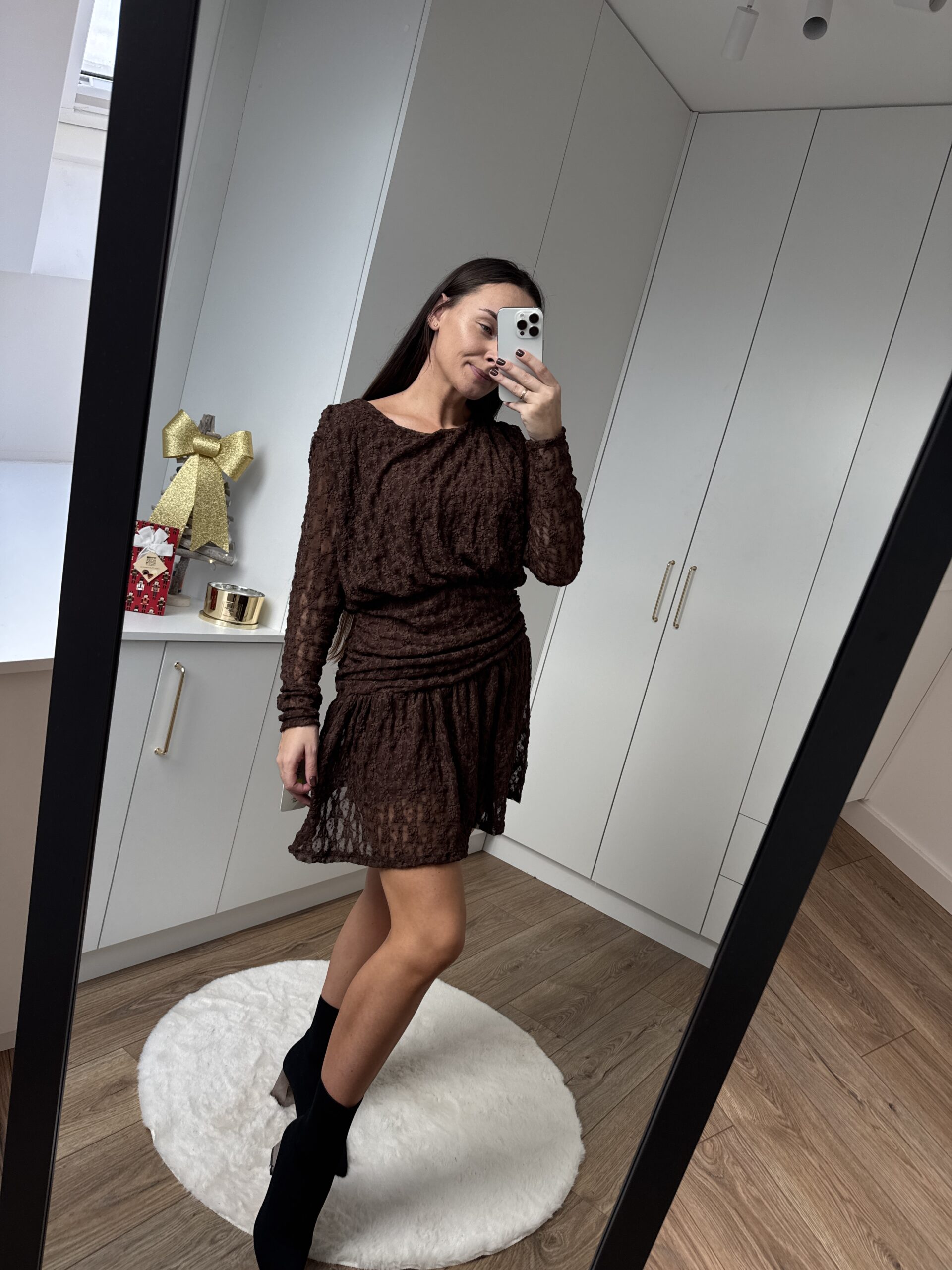 Sukienka Koronkowa Mini Sukienka Koronkowa Mini - obrazek 2