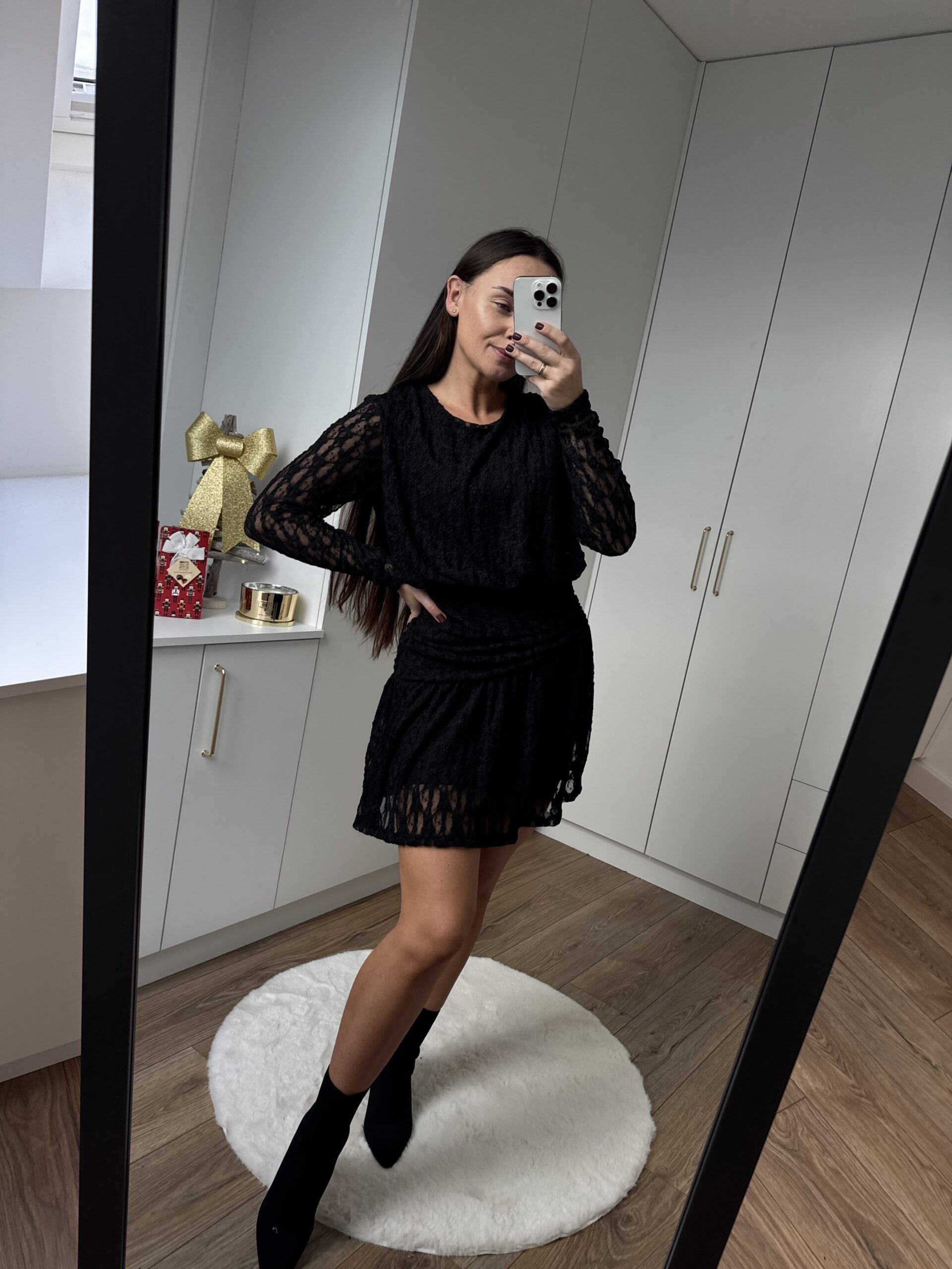 Sukienka Koronkowa Mini Sukienka Koronkowa Mini - obrazek 5