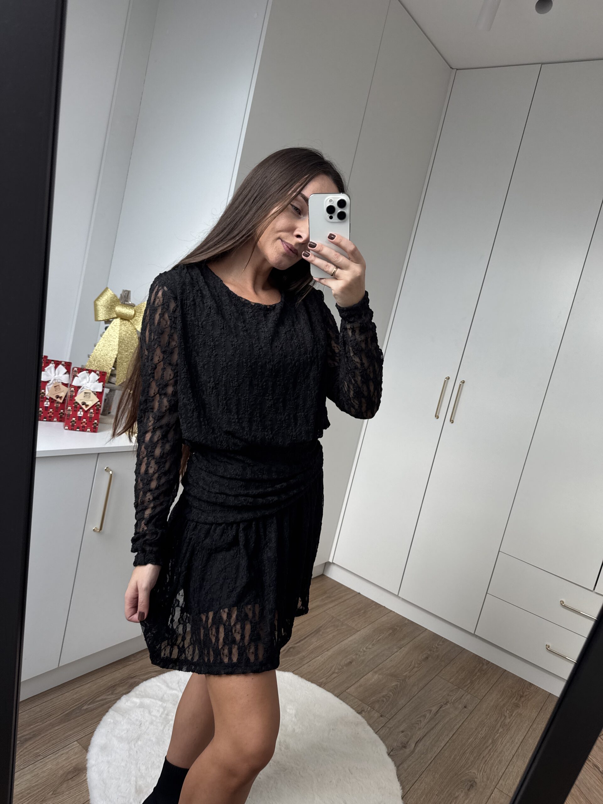 Sukienka Koronkowa Mini Sukienka Koronkowa Mini - obrazek 4