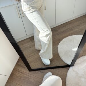 Spodnie Beżowe Wide Leg