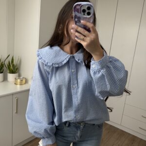 Koszula Bawełniana Z Kołnierzykiem 100%Bawełna