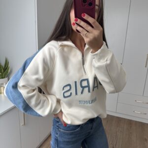 Bluza Z Wysokim Kołnierzem „PARIS”
