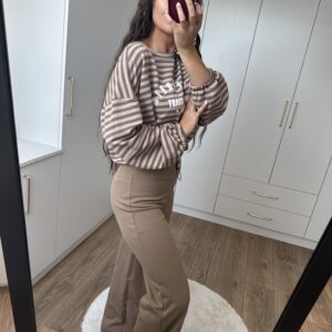 Krótka Bluza W Paski
