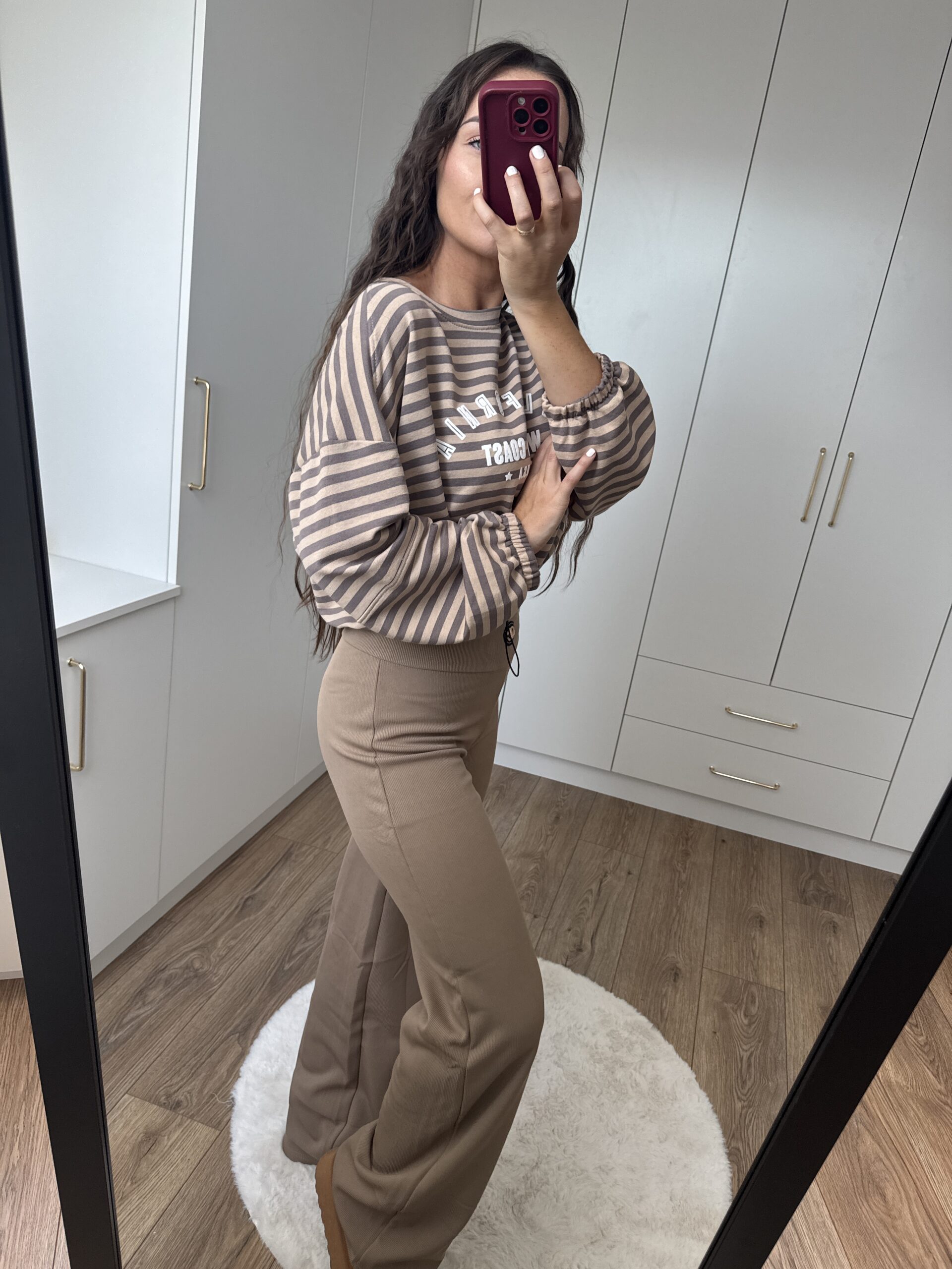 Krótka Bluza W Paski Krótka Bluza W Paski