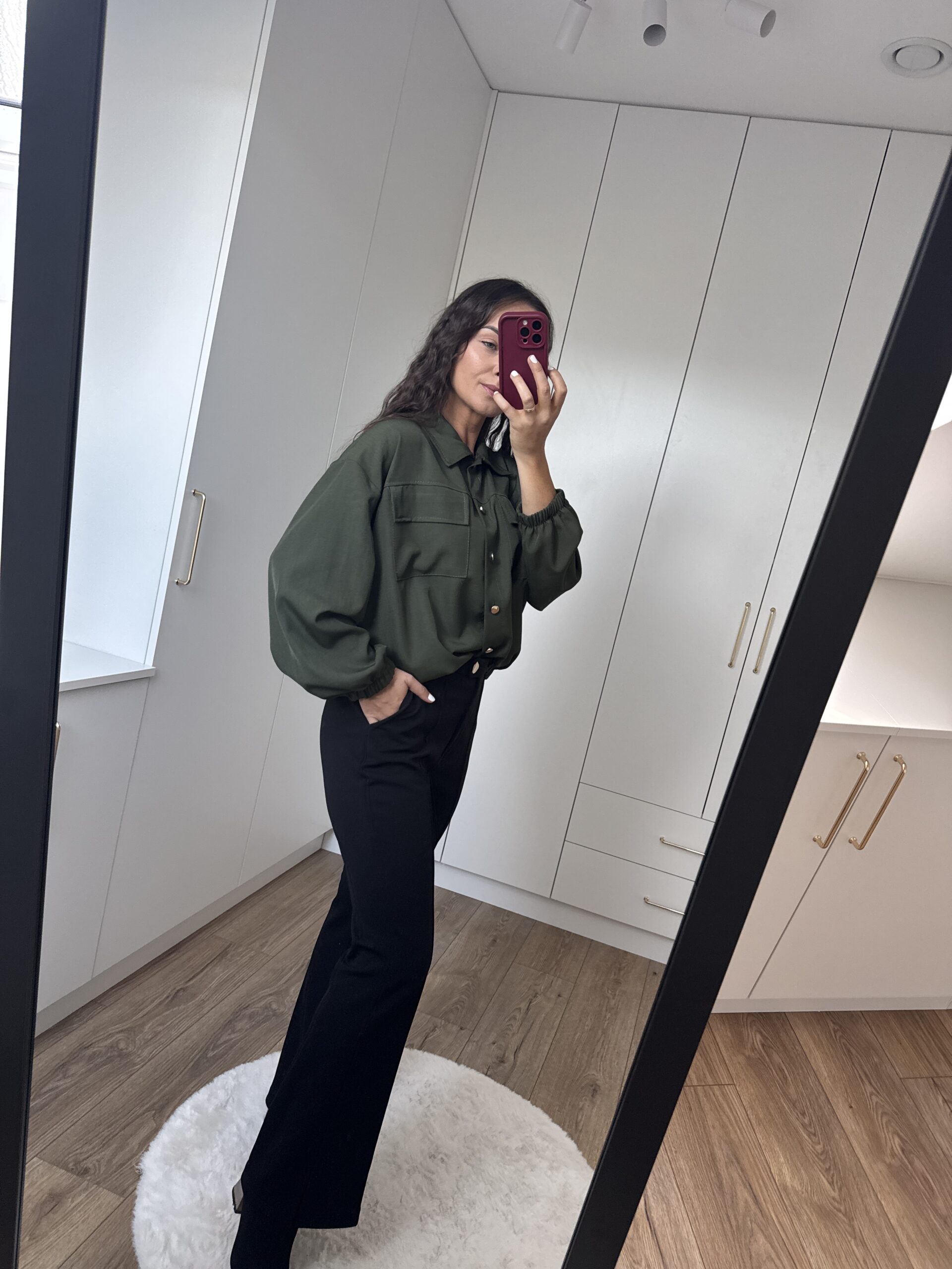 Koszula Klasyczna Oversize Rozpinana Koszula Klasyczna Oversize Rozpinana - obrazek 4