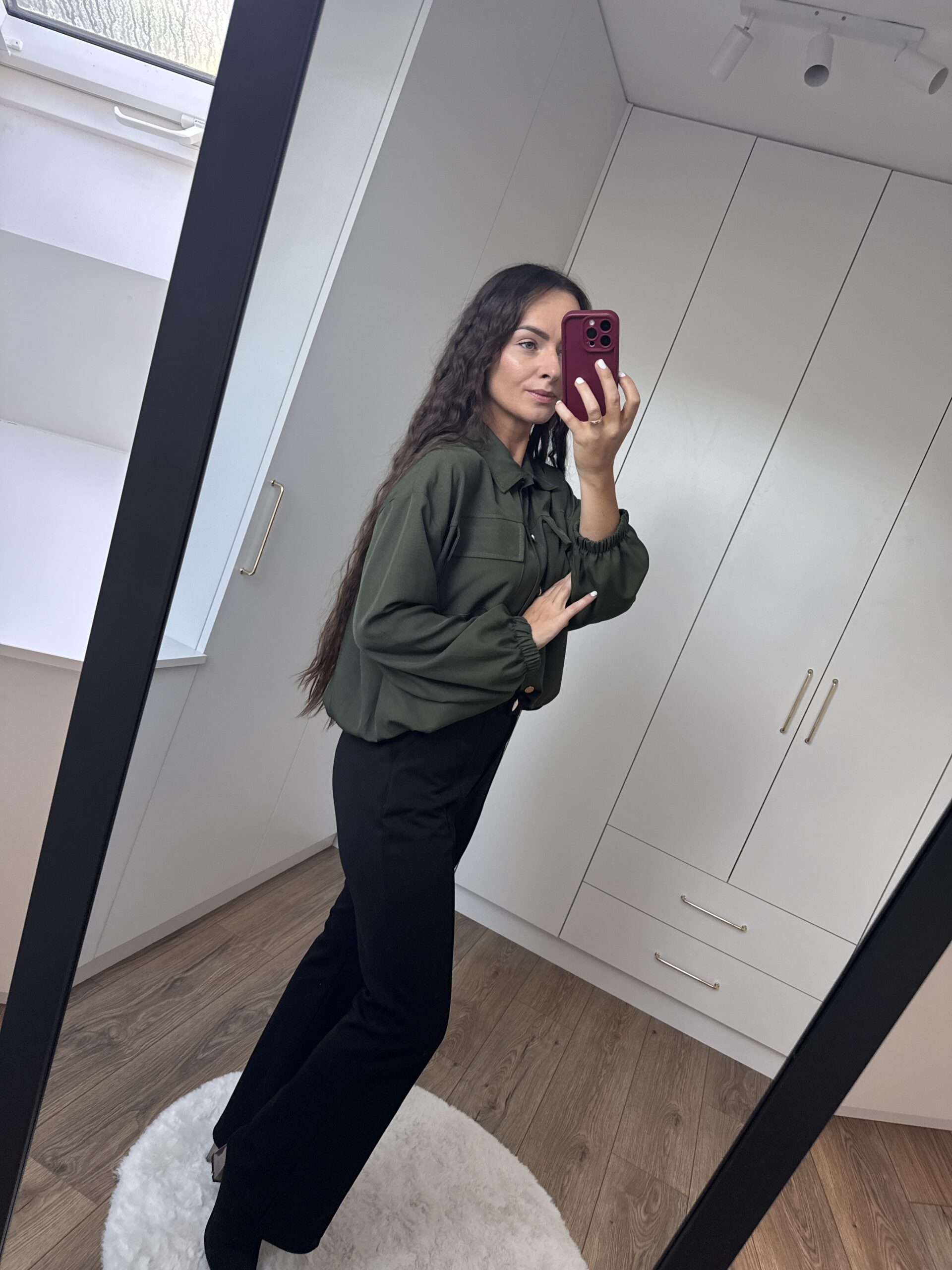 Koszula Klasyczna Oversize Rozpinana Koszula Klasyczna Oversize Rozpinana - obrazek 5