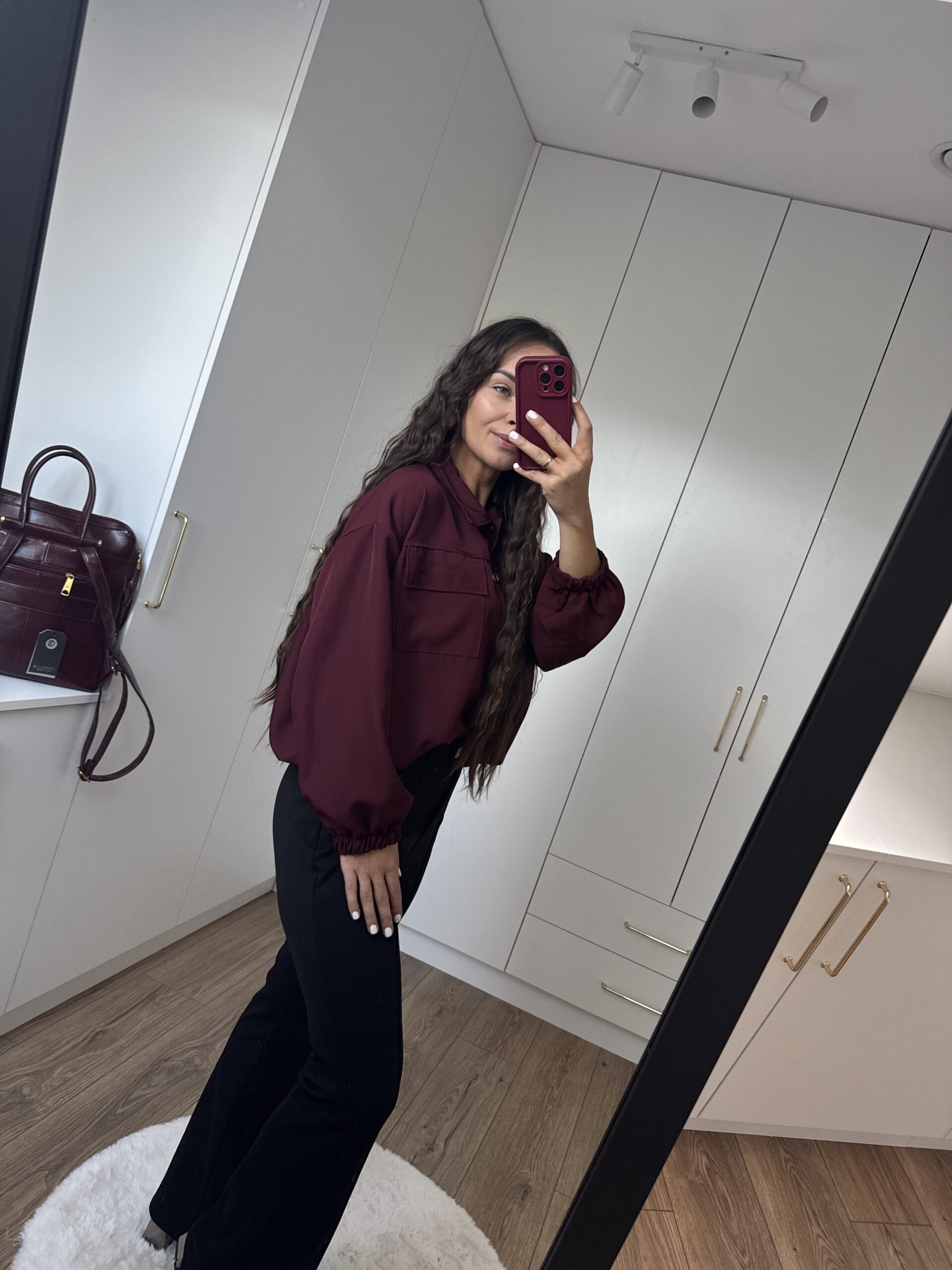 Koszula Klasyczna Oversize Rozpinana Koszula Klasyczna Oversize Rozpinana - obrazek 11