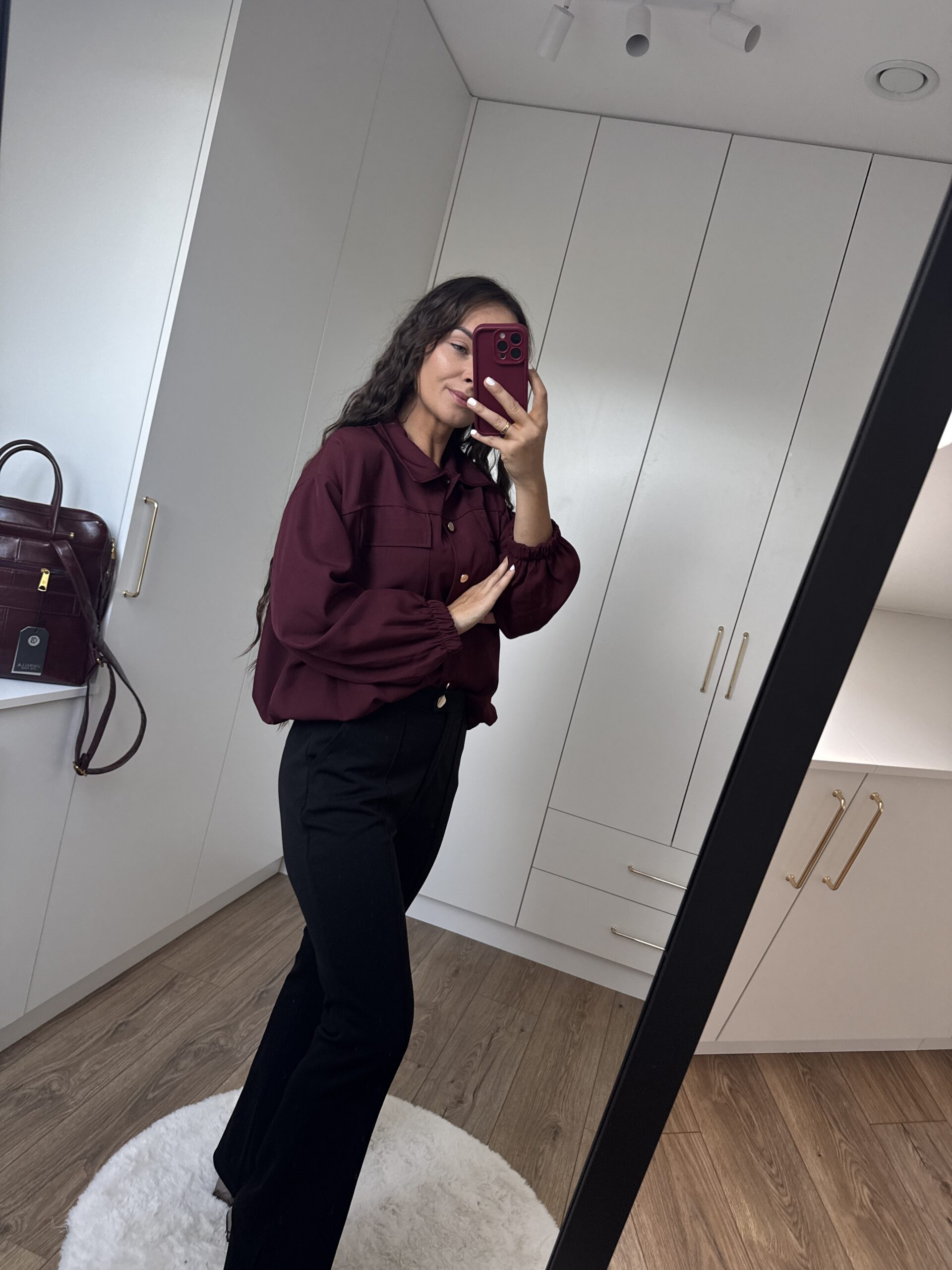 Koszula Klasyczna Oversize Rozpinana Koszula Klasyczna Oversize Rozpinana - obrazek 12
