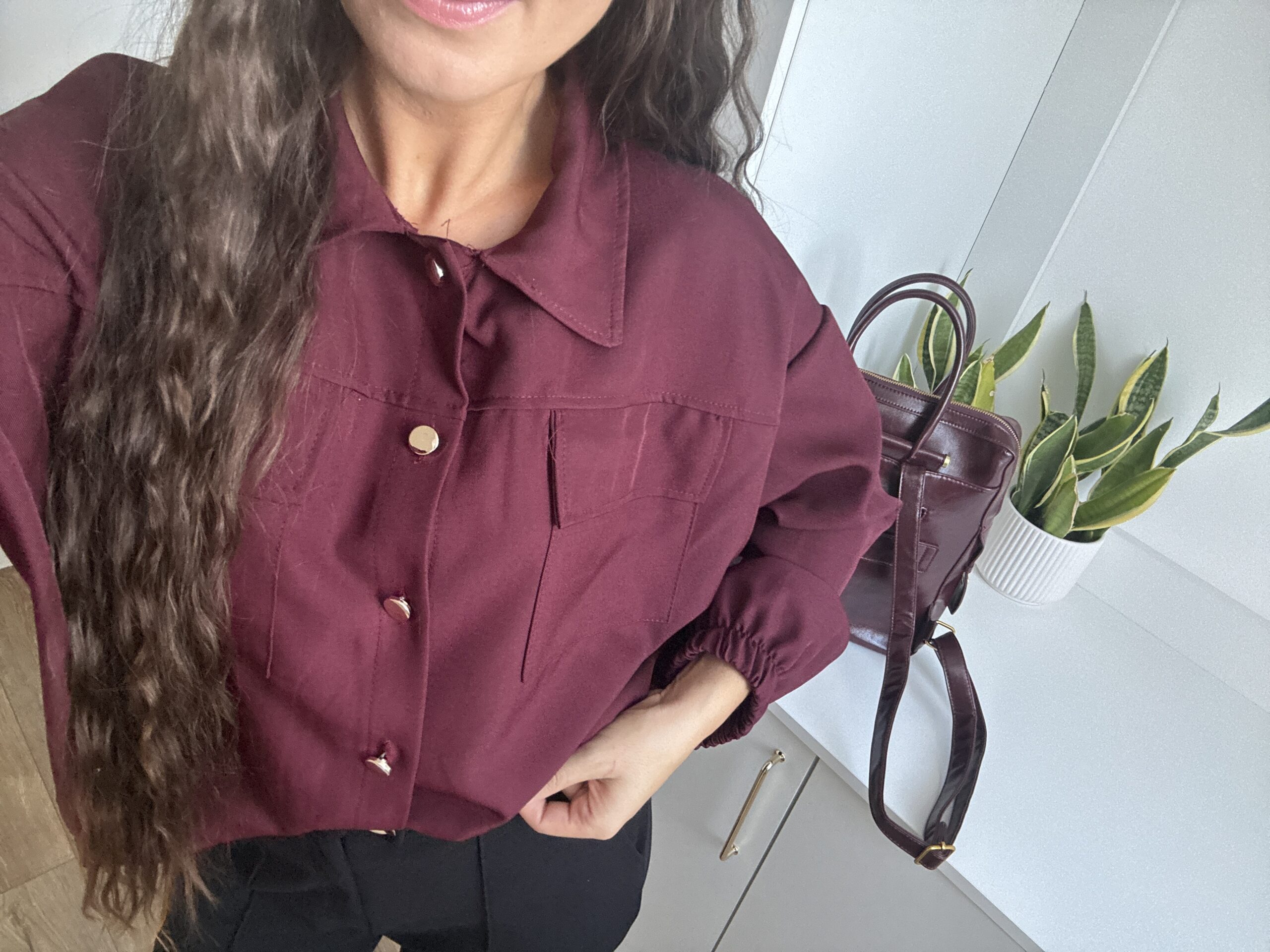 Koszula Klasyczna Oversize Rozpinana Koszula Klasyczna Oversize Rozpinana - obrazek 14
