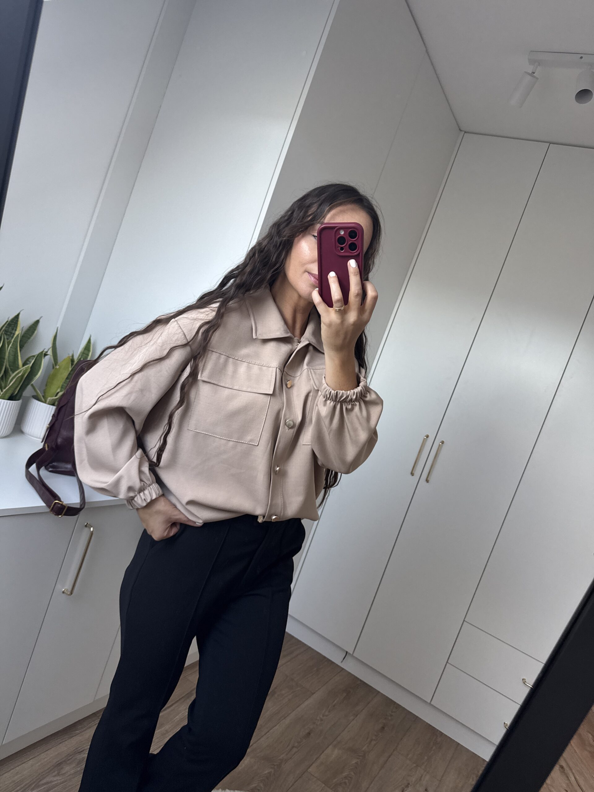 Koszula Klasyczna Oversize Rozpinana Koszula Klasyczna Oversize Rozpinana - obrazek 23