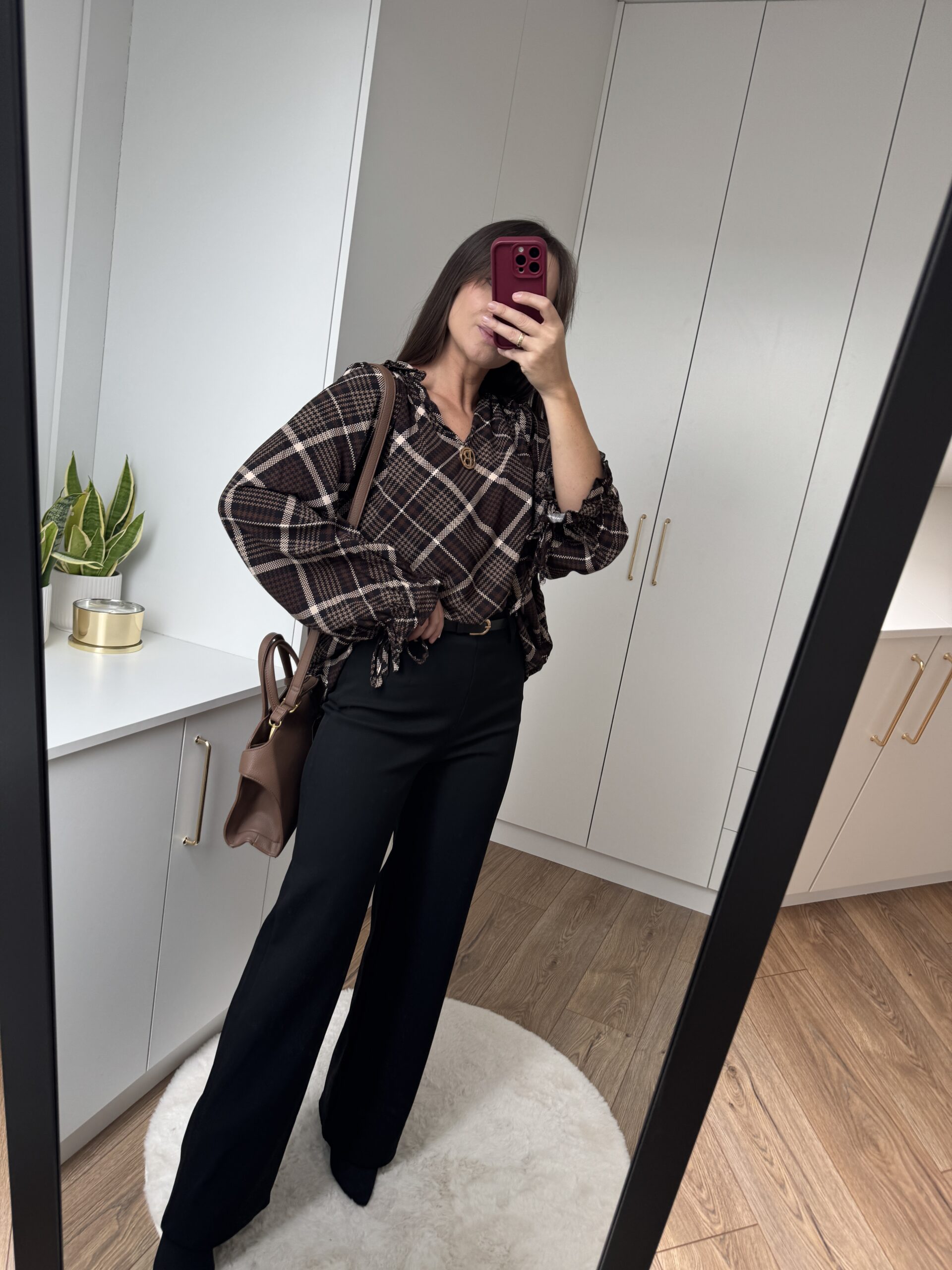 Bluzka Oversize Krata Bluzka Oversize Krata - obrazek 2