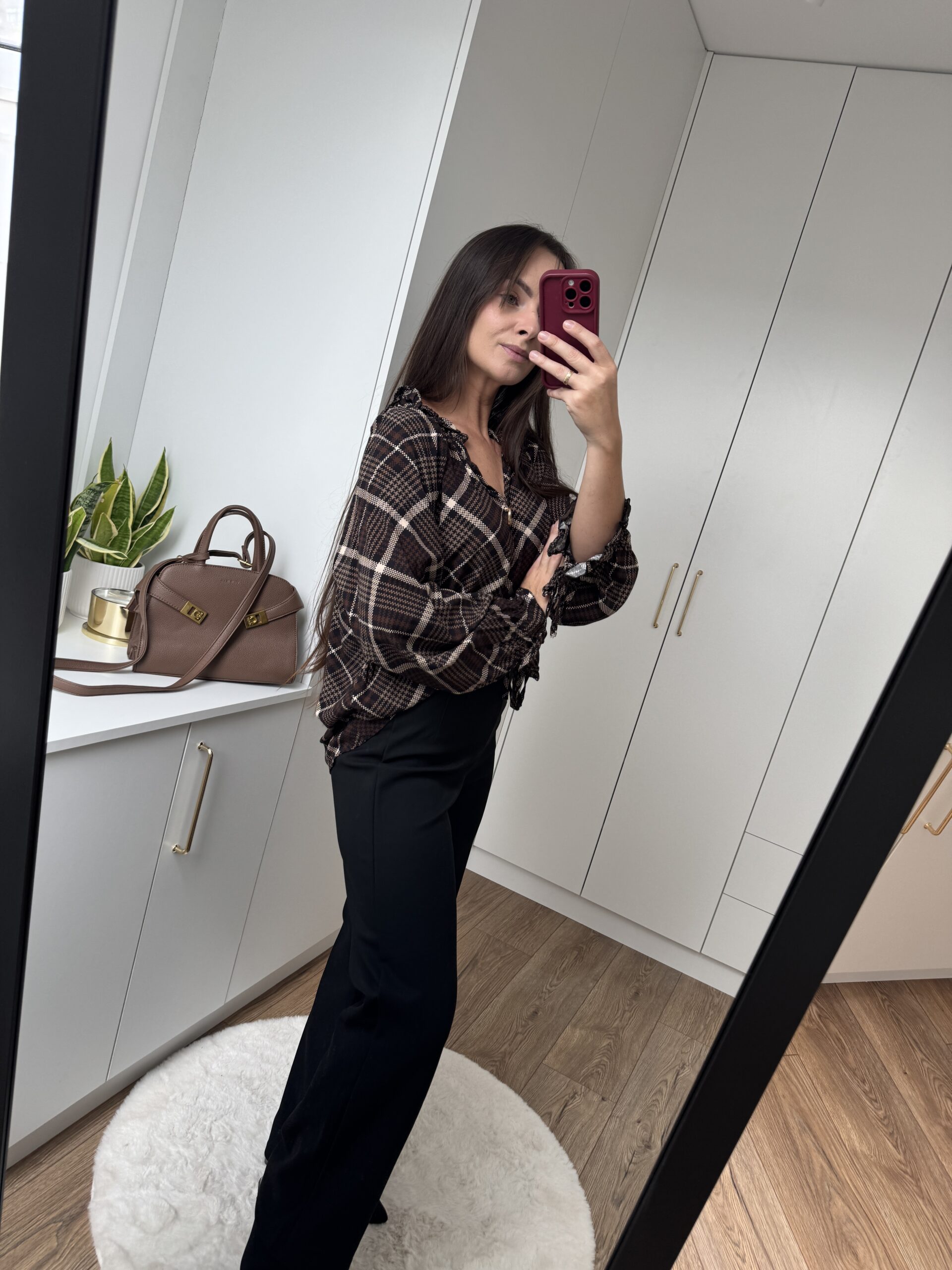 Bluzka Oversize Krata Bluzka Oversize Krata - obrazek 3