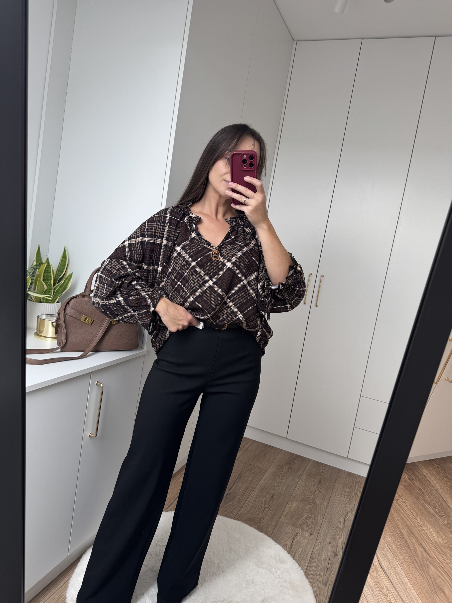 Bluzka Oversize Krata Bluzka Oversize Krata - obrazek 5