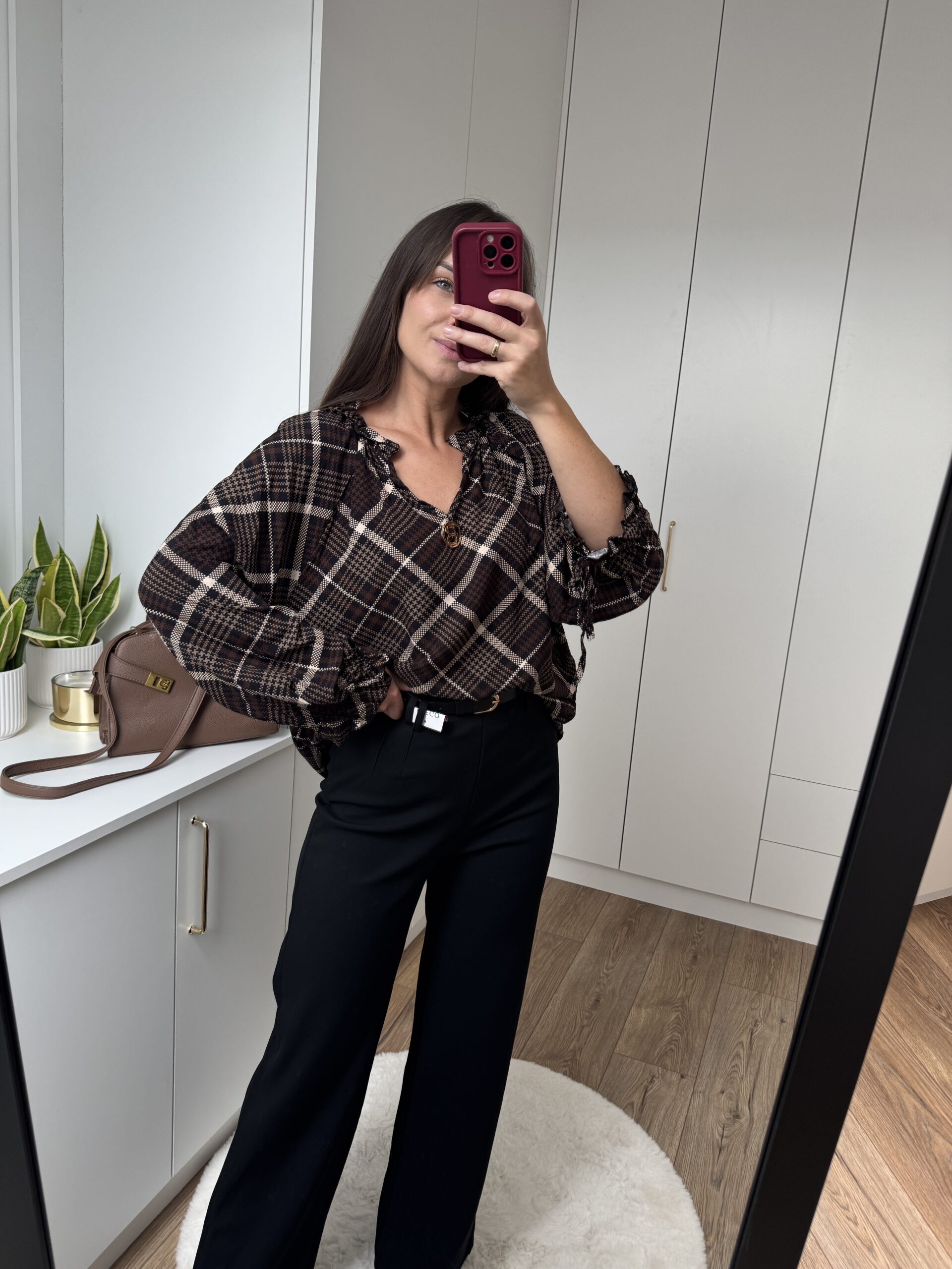 Bluzka Oversize Krata Bluzka Oversize Krata - obrazek 7