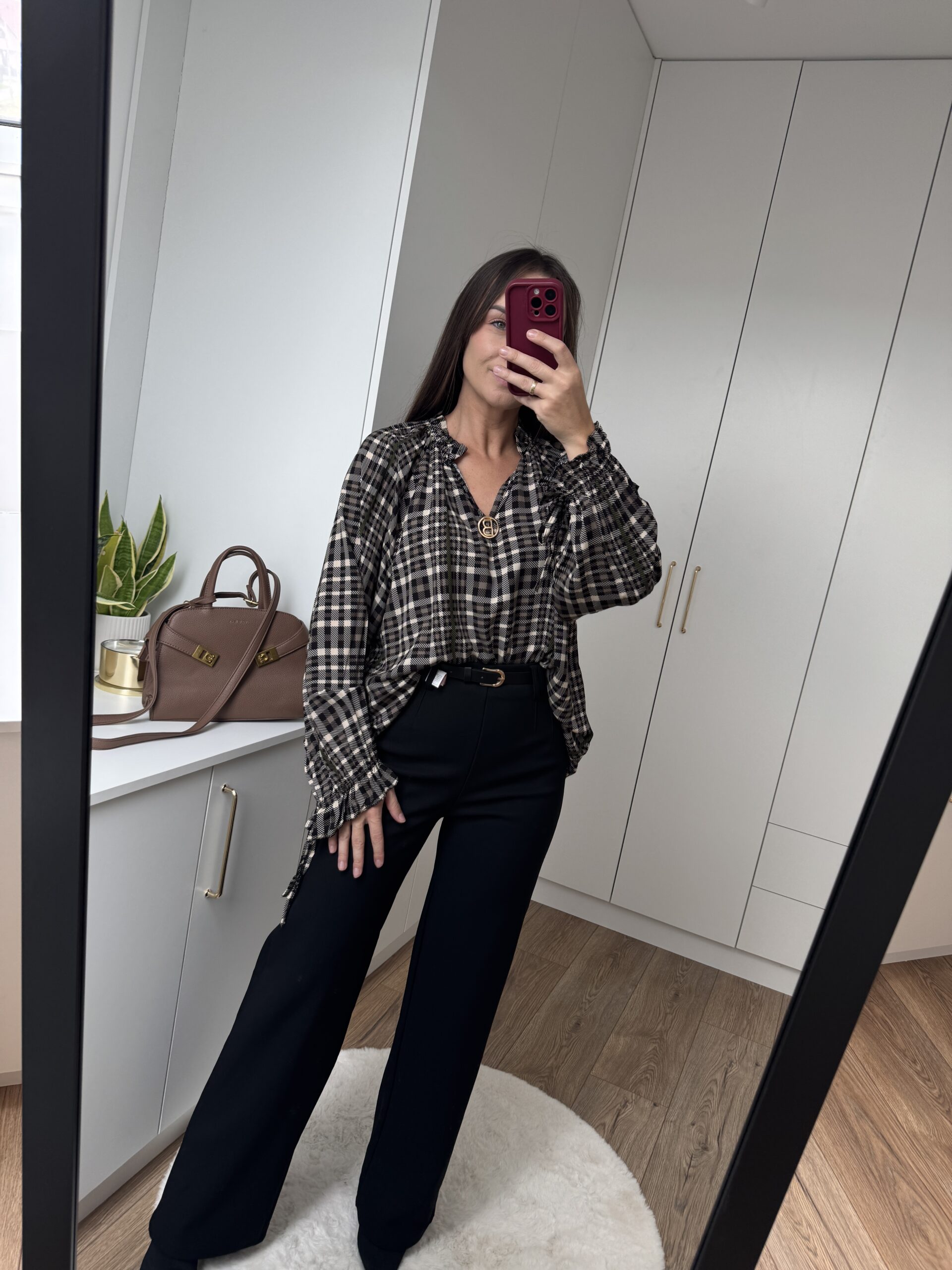 Bluzka Oversize Krata Bluzka Oversize Krata - obrazek 8