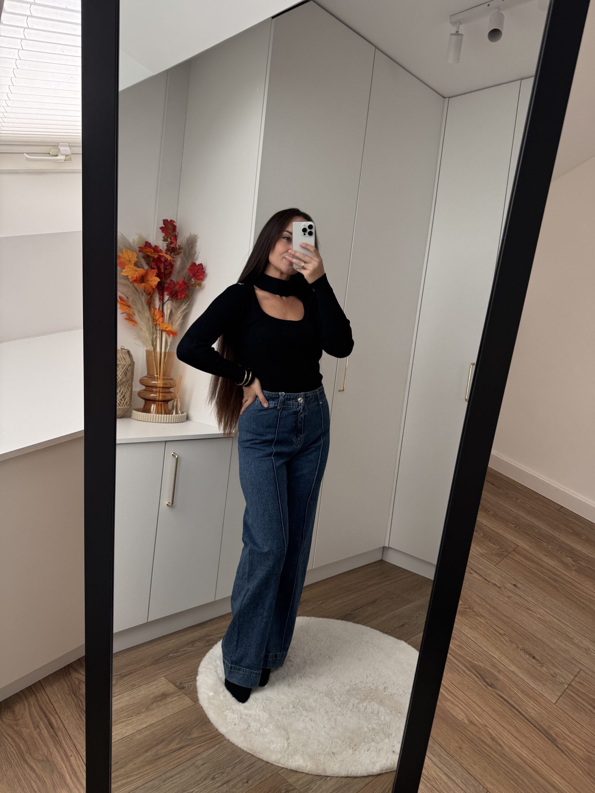 Sweter Z Chokerem Dopasowany Sweter Z Chokerem Dopasowany - obrazek 2