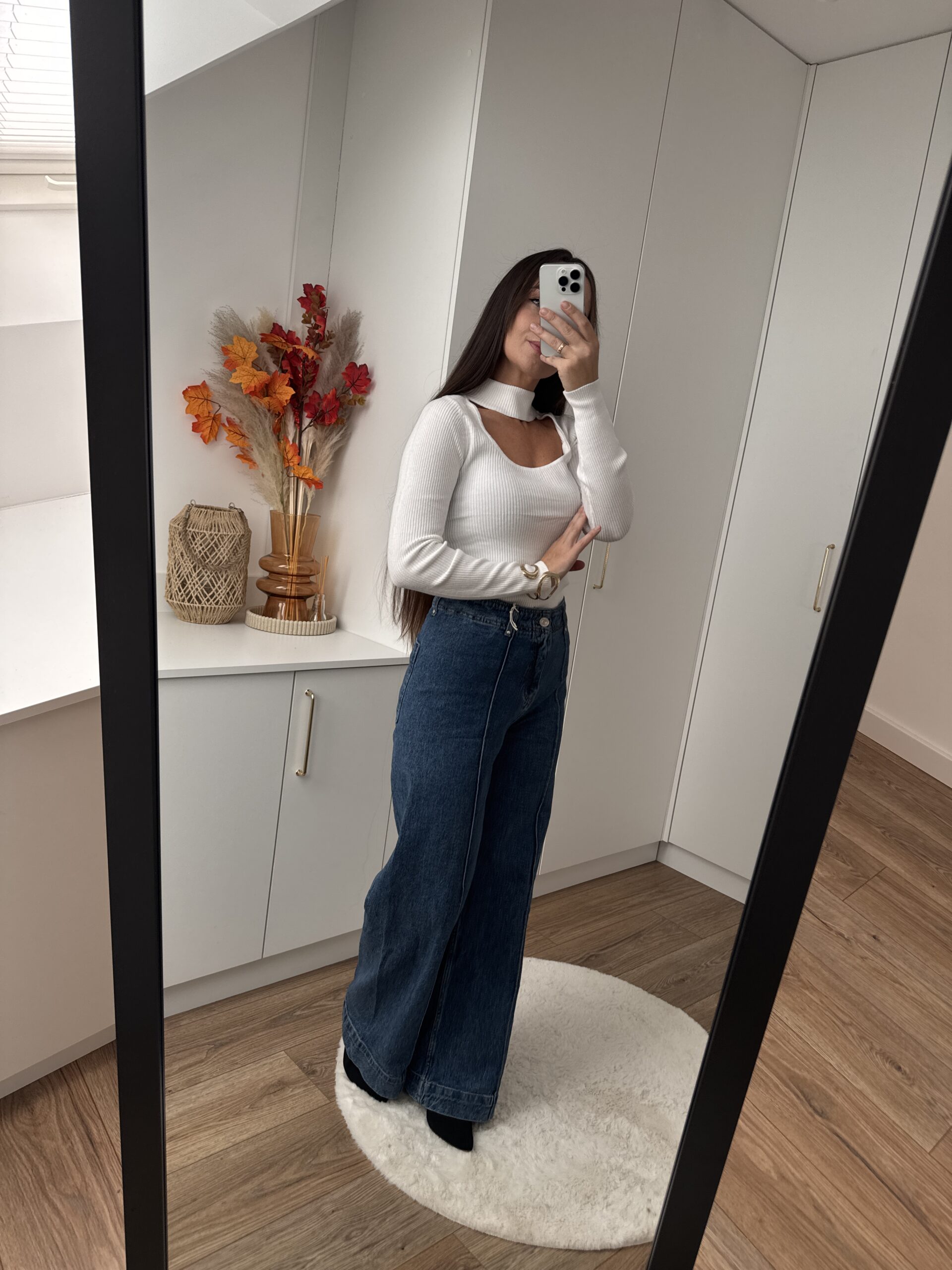 Sweter Z Chokerem Dopasowany Sweter Z Chokerem Dopasowany - obrazek 8