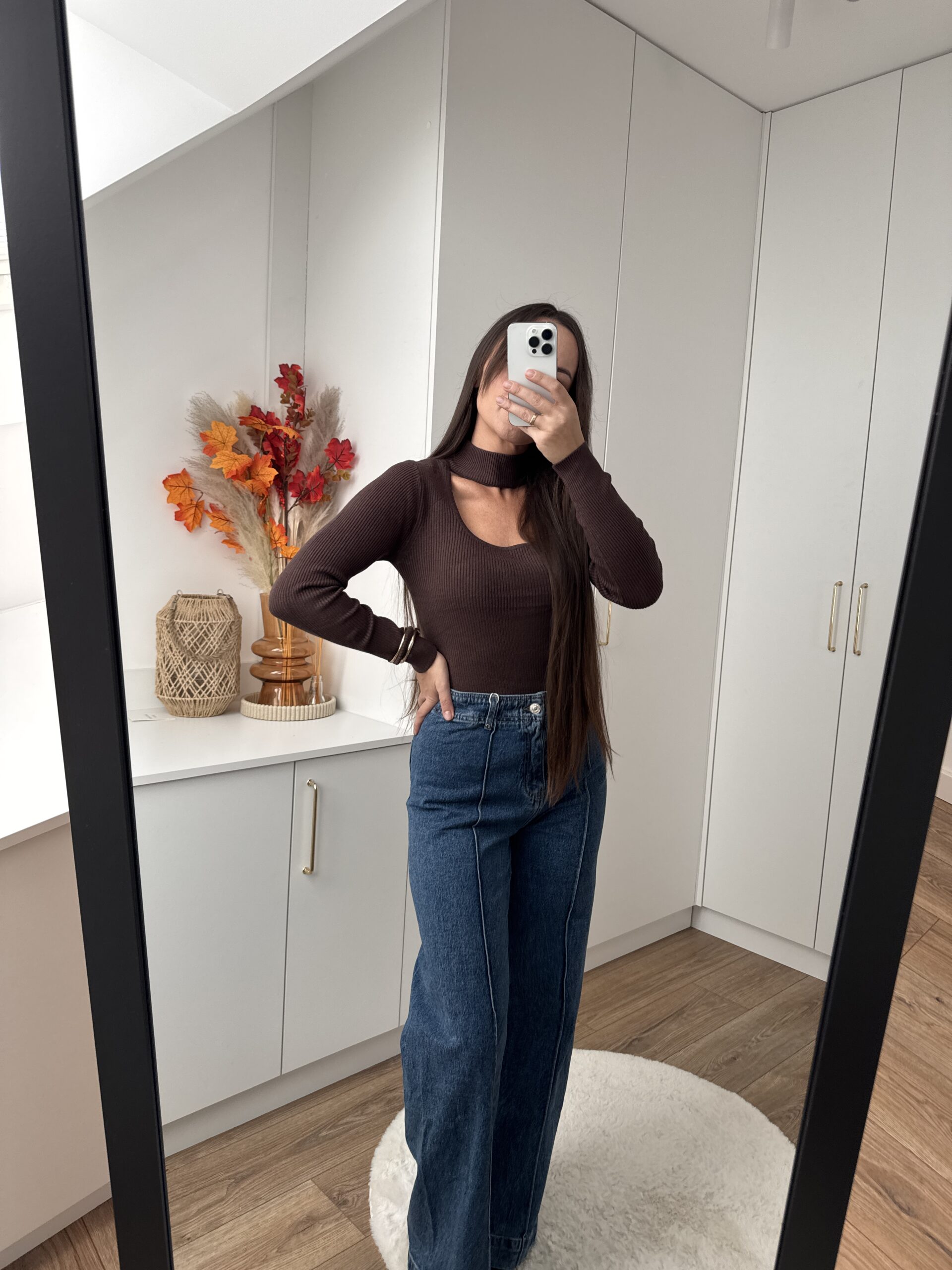 Sweter Z Chokerem Dopasowany Sweter Z Chokerem Dopasowany - obrazek 9