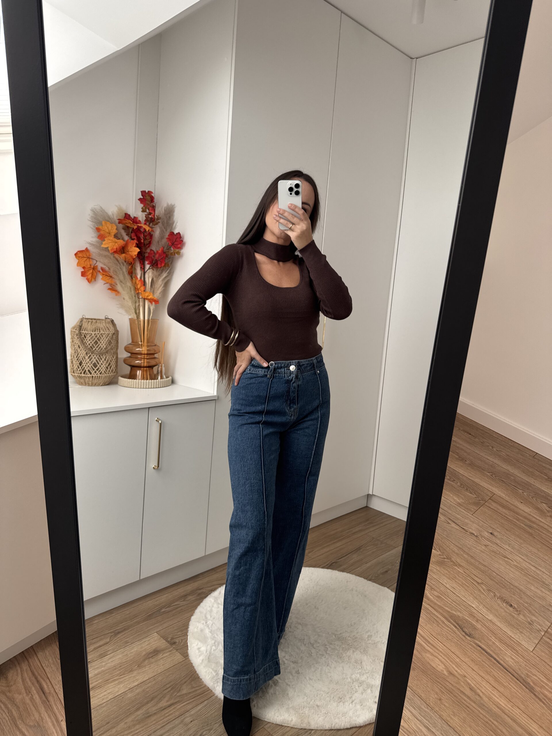 Sweter Z Chokerem Dopasowany Sweter Z Chokerem Dopasowany - obrazek 10