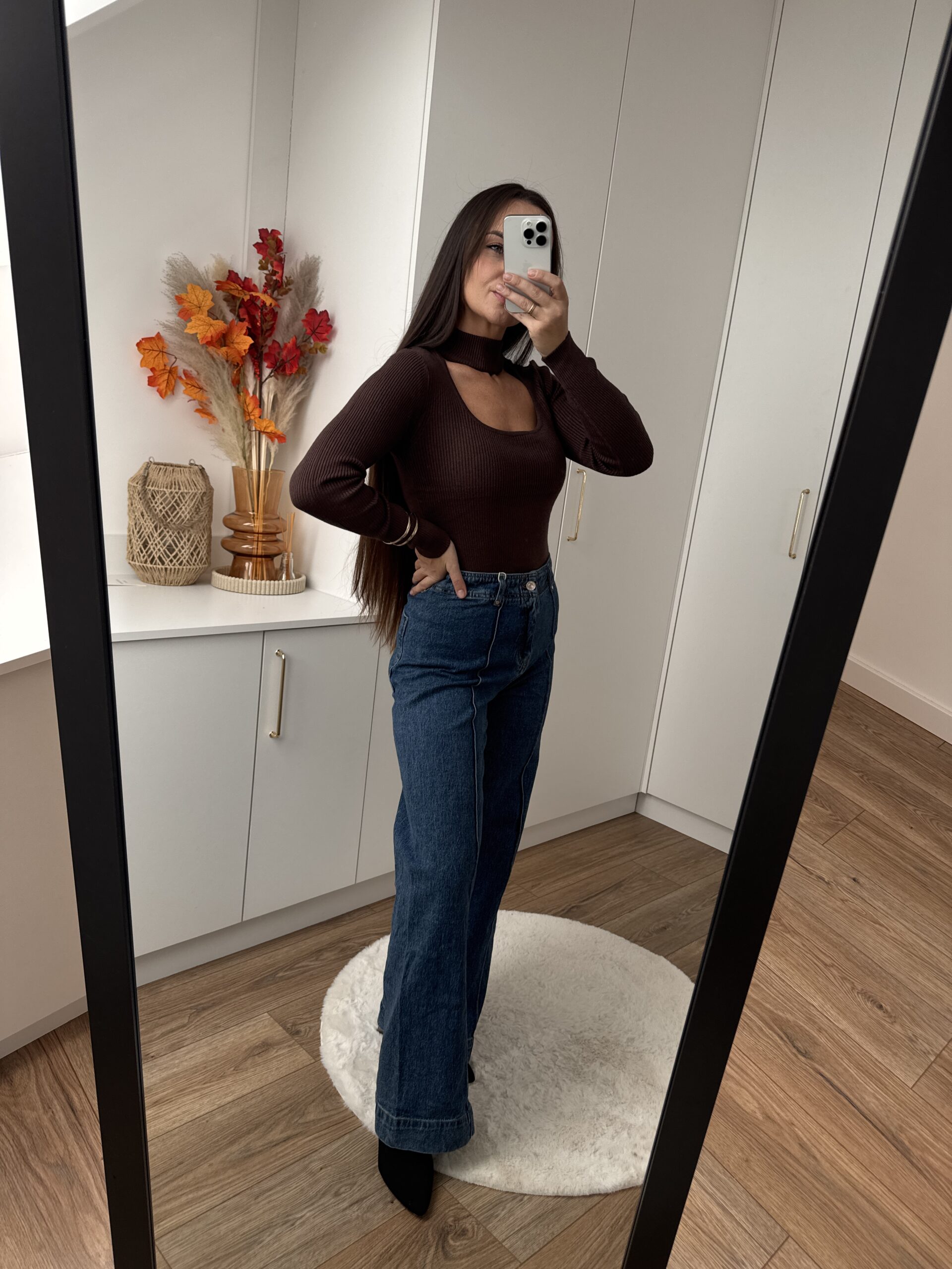 Sweter Z Chokerem Dopasowany Sweter Z Chokerem Dopasowany - obrazek 14
